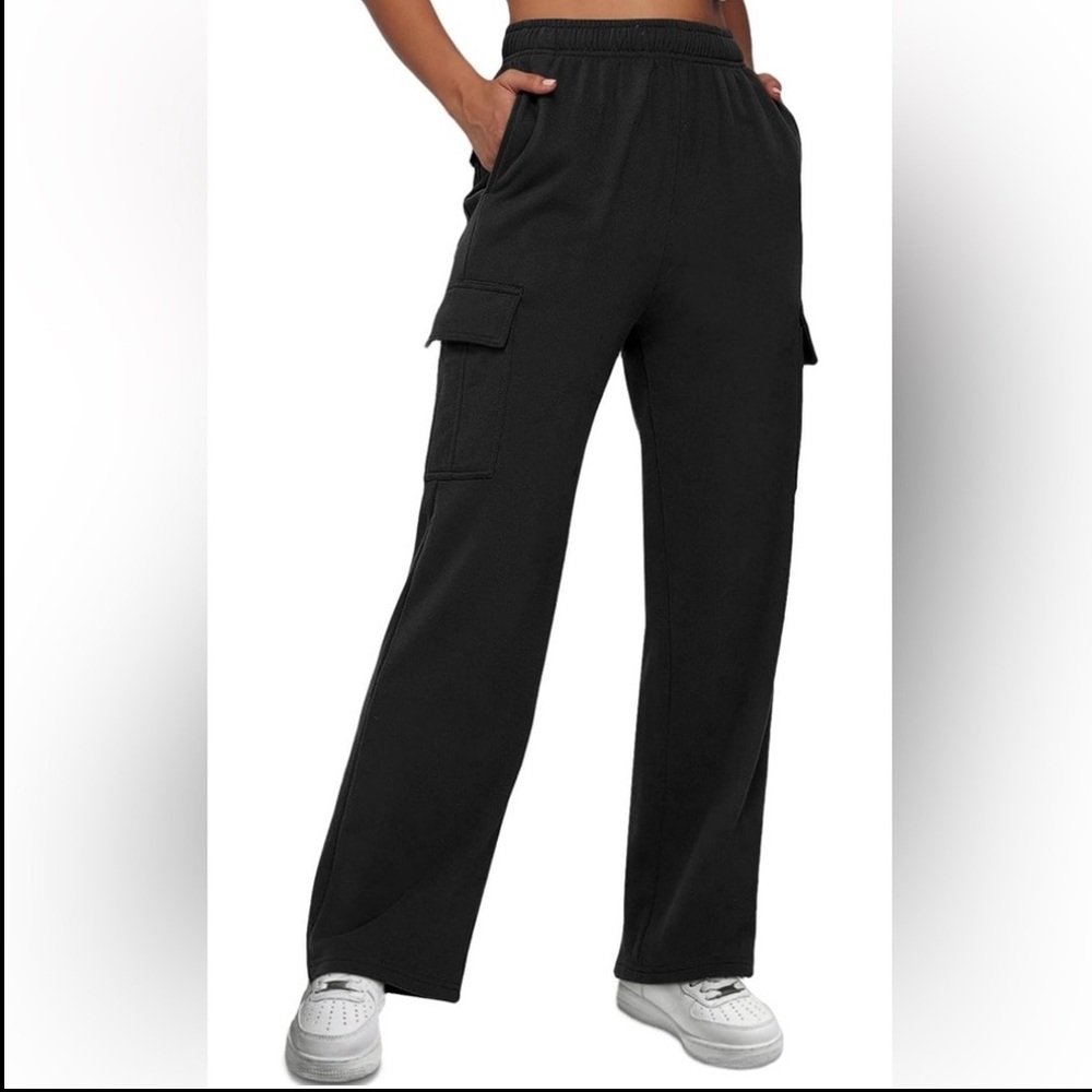 Black Cargo Pants - Picture 3 of 6